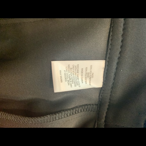 Faux leather skirt with asymmetrical front zipper - Picture 4 of 4